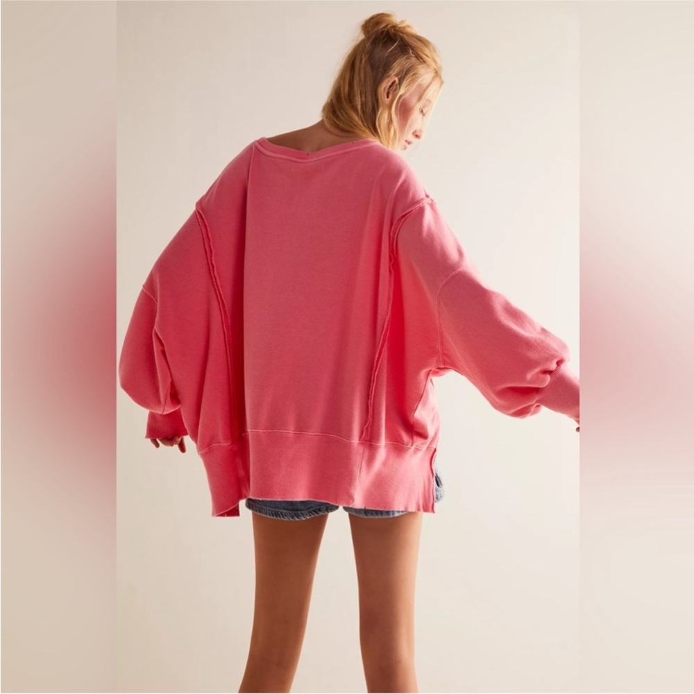 NEW! Free People Camden Sweatshirt - Picture 6 of 9